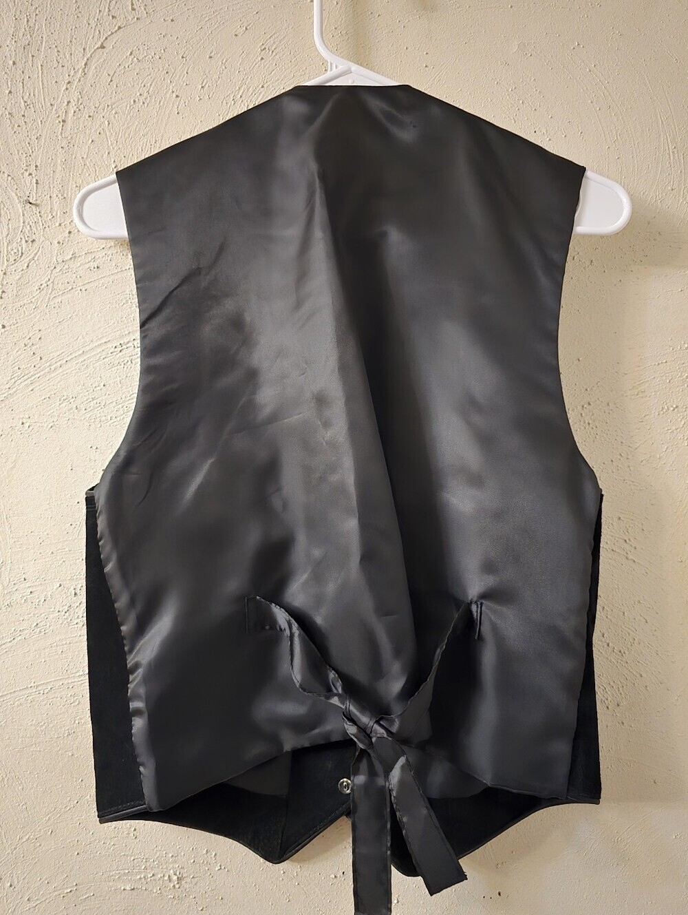 Marsh Landing Black Suede Button Vest - Picture 3 of 3